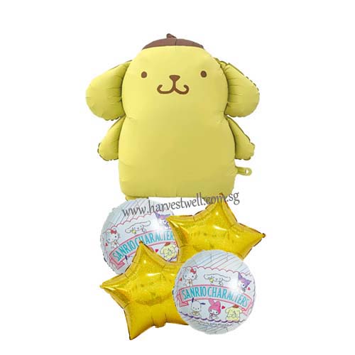 Pompompurin Party Balloon Bouquet